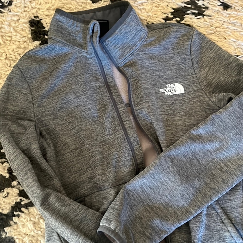 North face zip up jacket